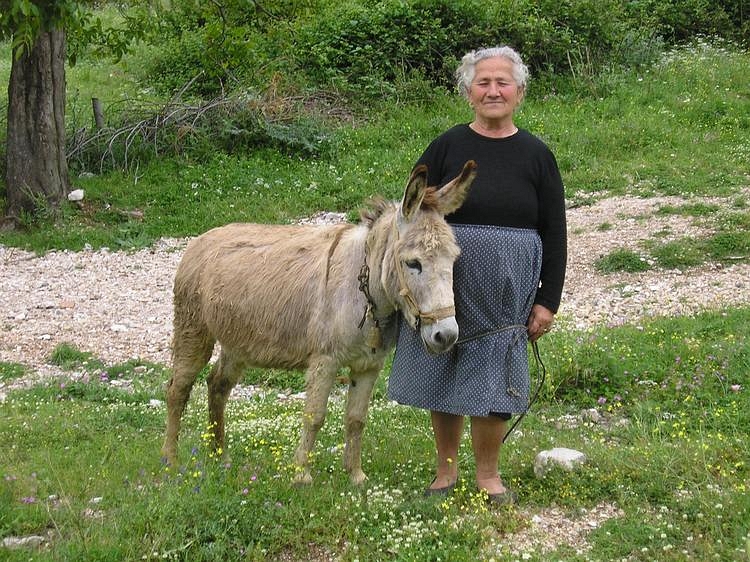 Woman in a village near Delvinë
