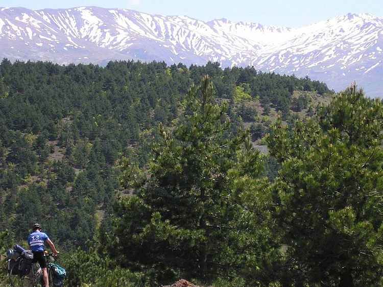 Mountain landscape near Ersekë