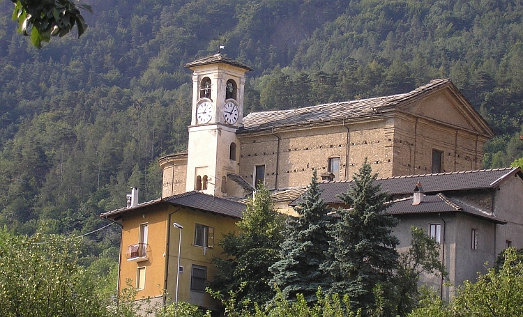 Kerk van Meana di Susa, Piemonte, Italië