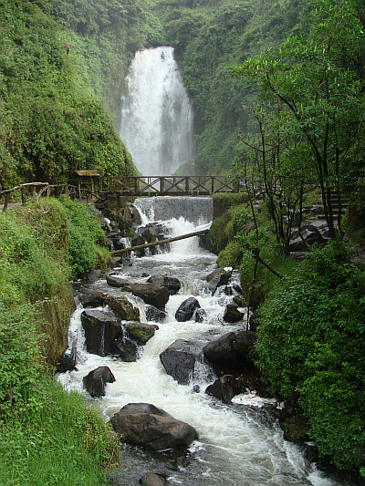 The waterfall of Peguche