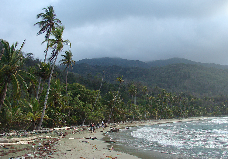 The Caribbean coast of Panama