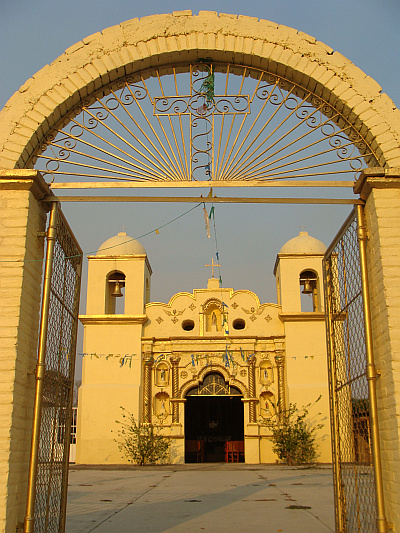 Kerk van Niltepec in de Istmo de Tehuantepec