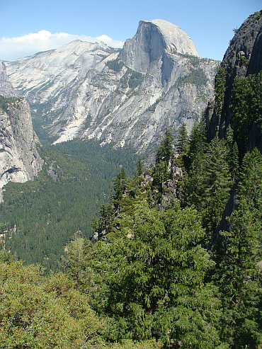 Vista in Yosemite National Park in California