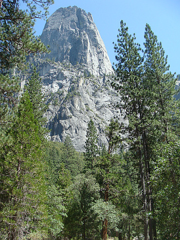 Vista in Yosemite National Park in California