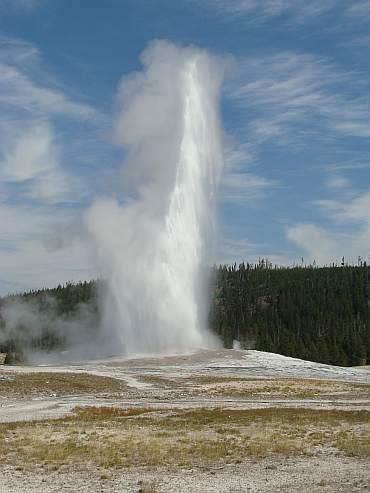 Old Faithful geyser, Yellowstone National Park
