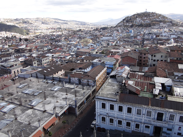 Uitzicht over Quito