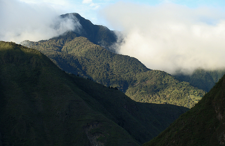 Berglandschap bij Baños
