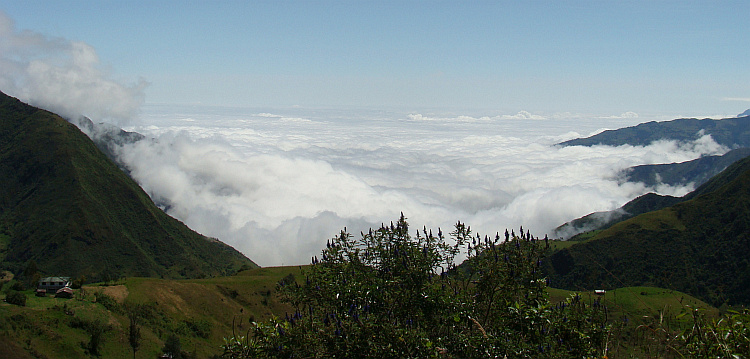 Mountain landscape near Alausí