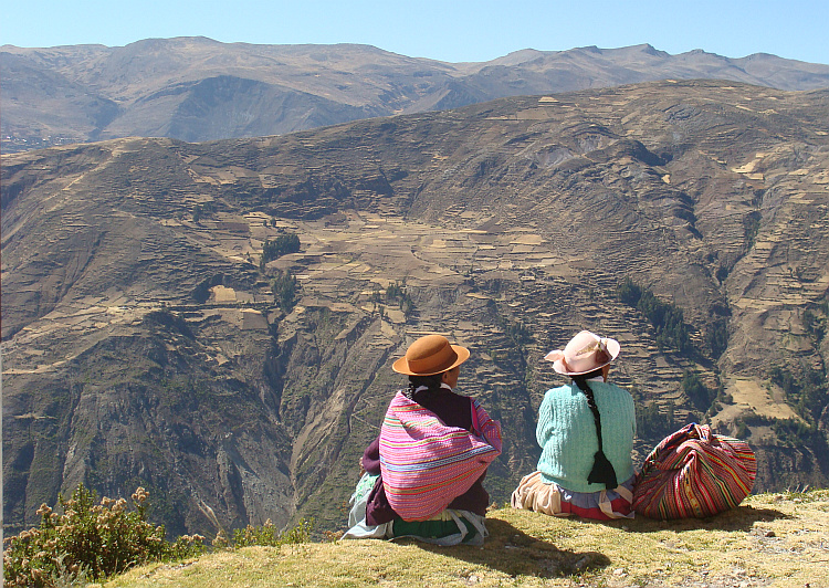 Two women, Central Peru