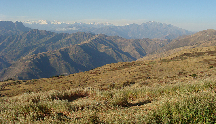 Mountain landscape between Andahuaylas and Abancay