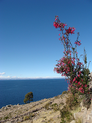 Isla Taquile in Lake Titicaca