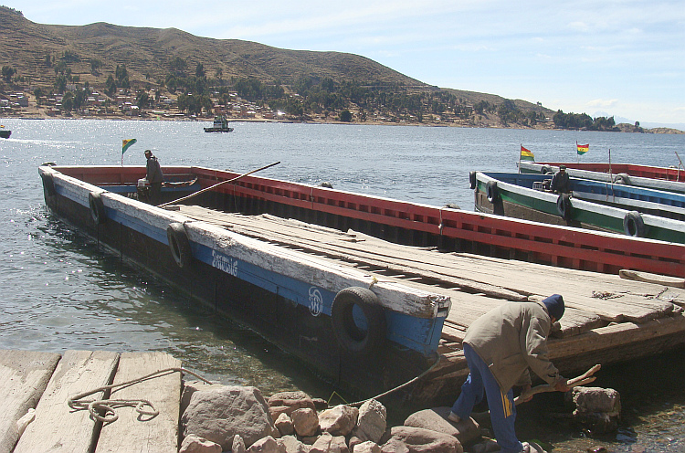 Ferries across Lake Titicaca