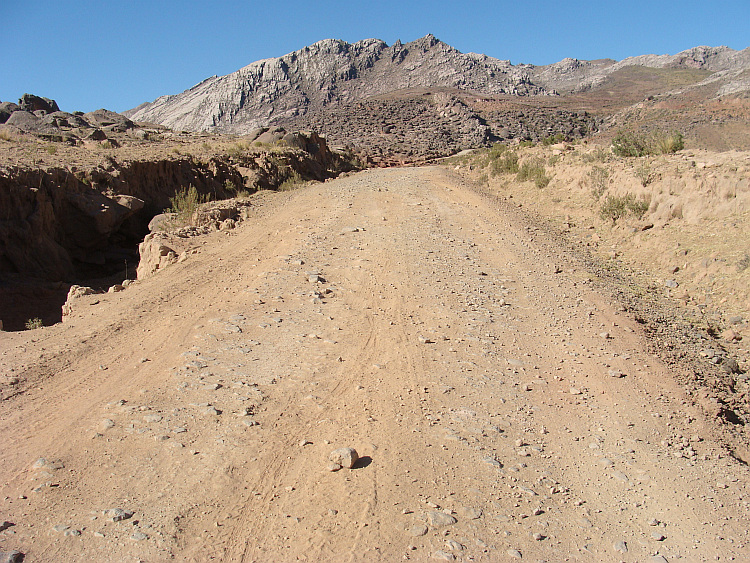The road from Oruro to Sucre