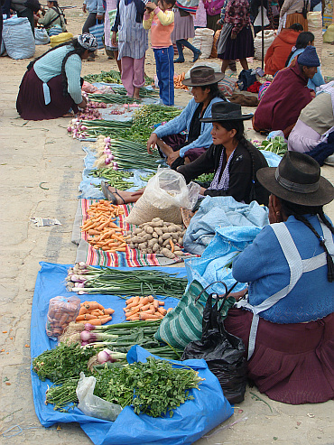 The market of Tarabuco