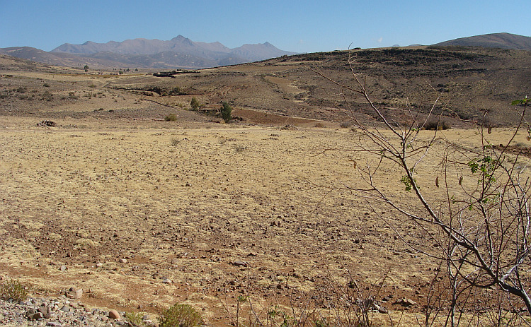 Landscape between Sucre and Potosí