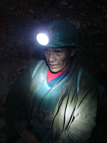 In the mines of Potosí