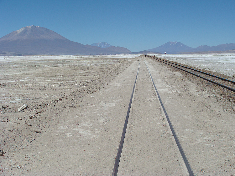 One of the many quiet days on the Bolivian railways