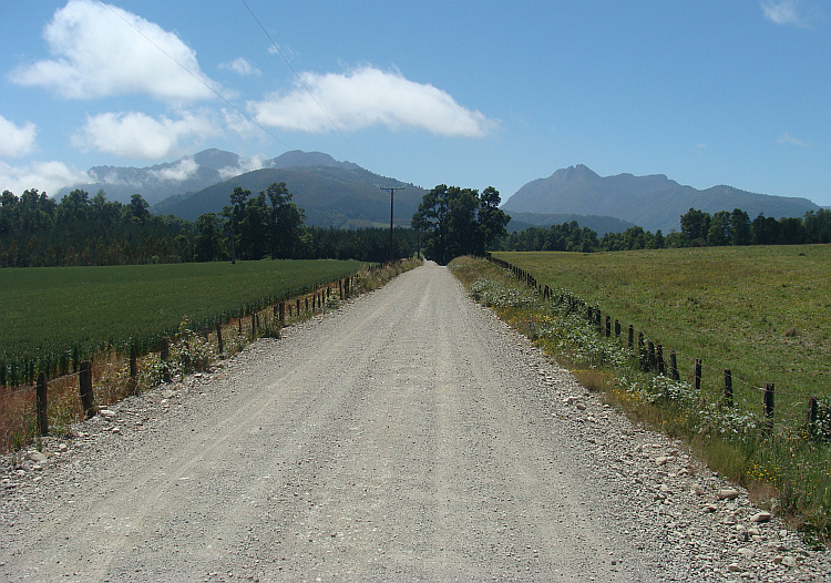 Landschap tussen Melipeuco en Villarica