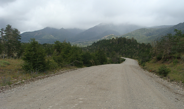 Landschap tussen San Martín de los Andes en de Chileense grens