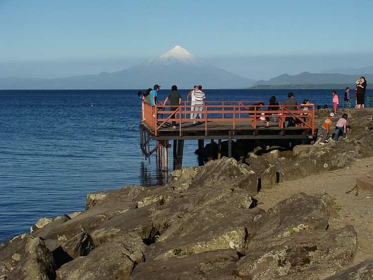 Lago LLanquihue en de Vulkaan Osorno