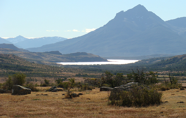 Landscape on the way to Puerto Natales