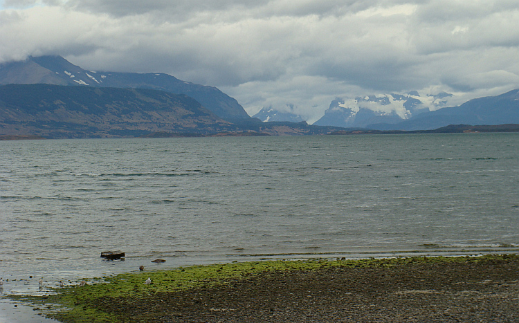 Fjord bij Puerto Natales