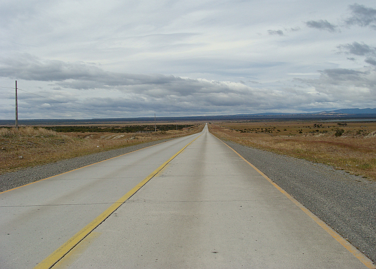 Pampa's tussen Puerto Natales en Punta Arenas