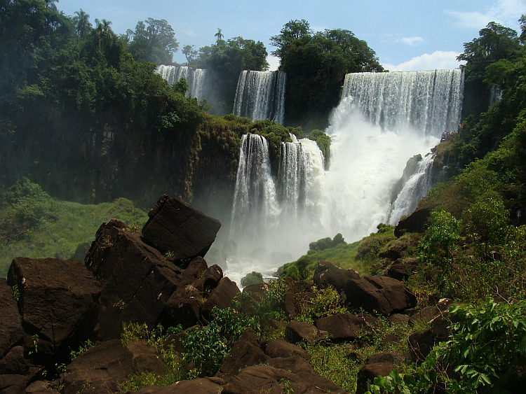 De watervallen van Iguazú