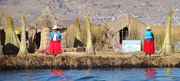 The Uros, the floating reed islands of Lake Titicaca