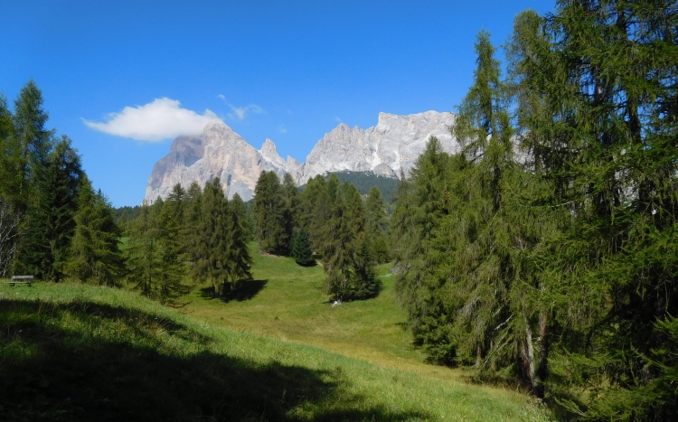 Landscape on the way to the Passo di Falzarego