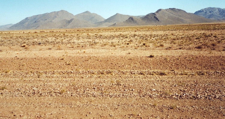 Hill range on the Altiplano