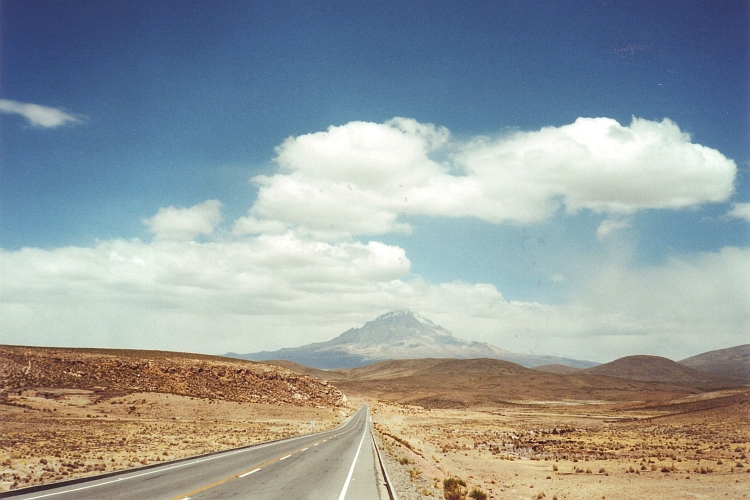 The Nevado Sajama, Bolivias highest peak