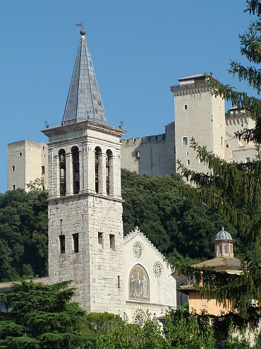 De kathedraal van Spoleto
