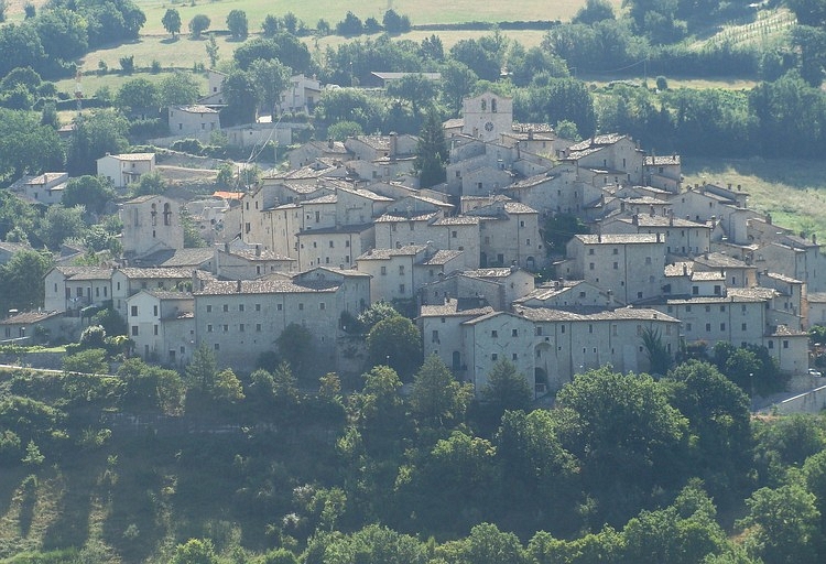 Vallo di Nera in de vallei van Valnerina