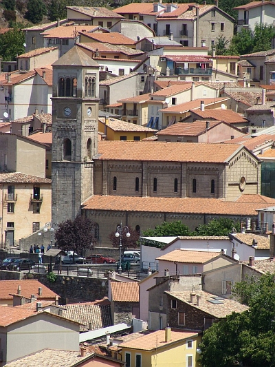 The village of Aritzo, Central Sardegna