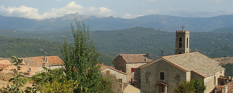 Panorama view from Serra di scopamène