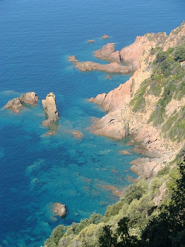 The red rocks of Scandola