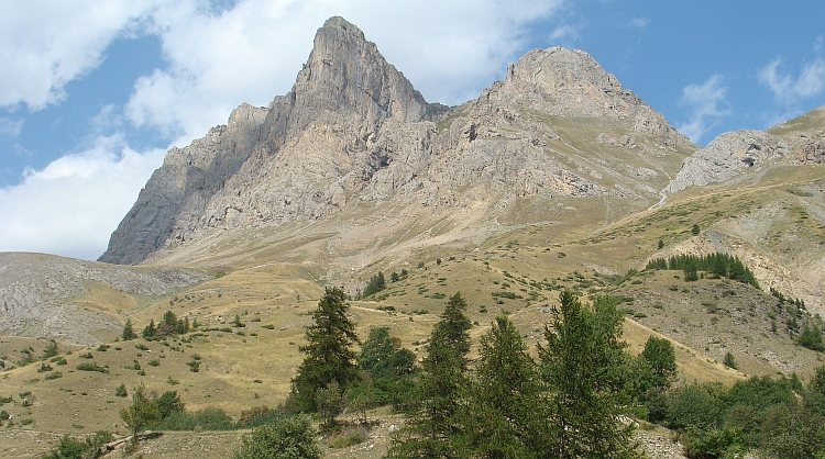 Op de klim naar de Col du Lautaret (2.058 m)