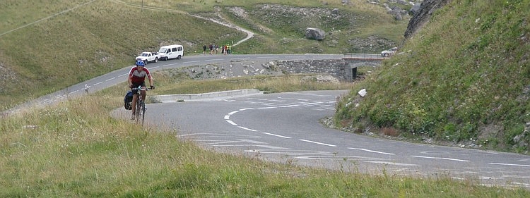 Me, on the climb to the Galibier
