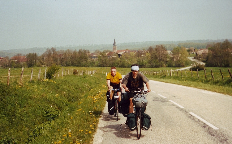Marco & Willem in the hills of Lorraine