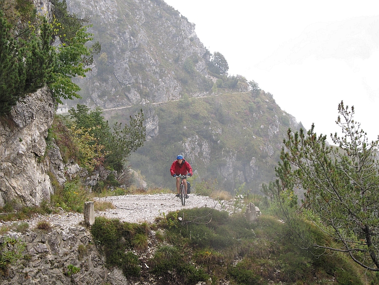 Me on the way to the Monte Tremalzo
