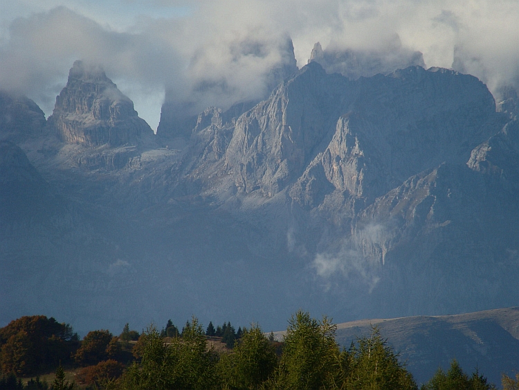 Vista over the Dolomiti di Brenta