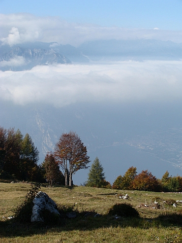 View on the way to the Monte Baldo
