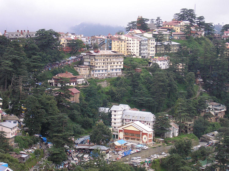 De heuvels van Shimla