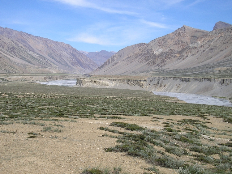 The wide landscape between Sarchu and Brandynala