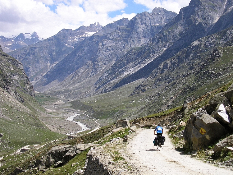 The rough Pir Panjal mountains and the Lahaul Valley