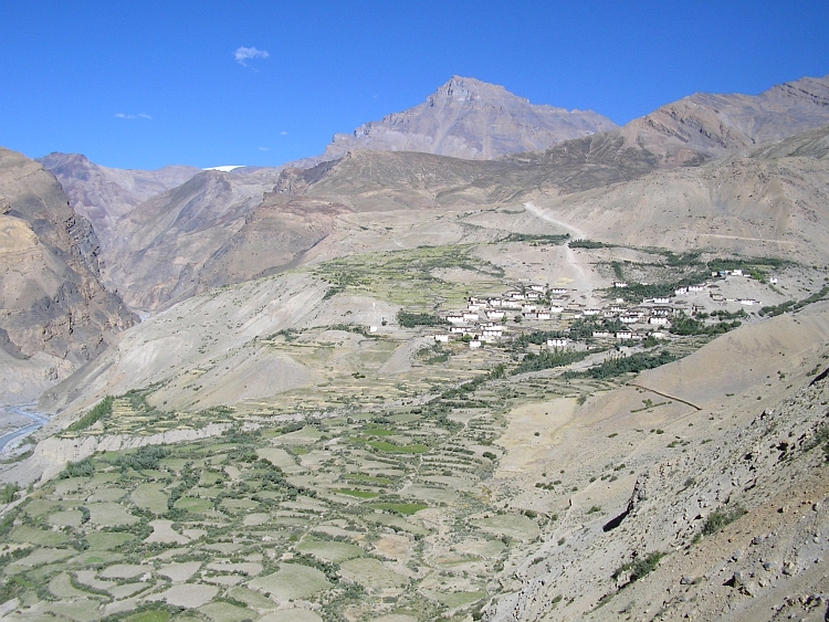 The village of Lalung, Spiti