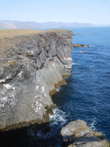 The basalt cliffs of Arnarstapi