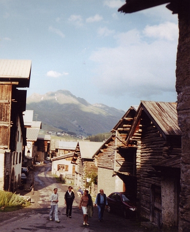 Village on the way to the Col d'Agnel