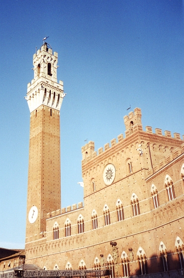 The Torre del Mangia, Siena